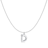 Initial Glitter Necklace