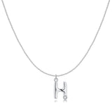 Initial Glitter Necklace