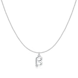 Initial Glitter Necklace