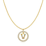Sparkling Initials Necklace