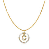Sparkling Initials Necklace