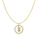 Sparkling Initials Necklace