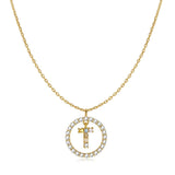 Sparkling Initials Necklace