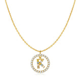 Sparkling Initials Necklace