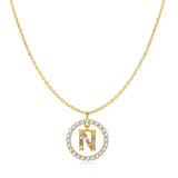 Sparkling Initials Necklace