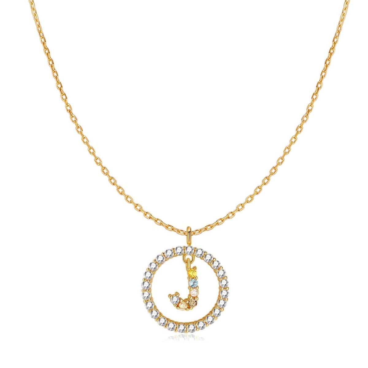 Sparkling Initials Necklace