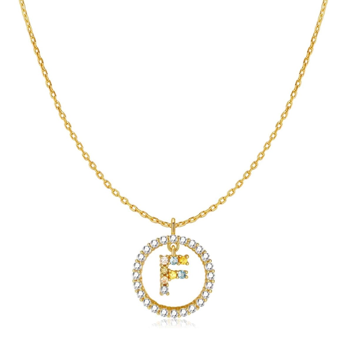 Sparkling Initials Necklace