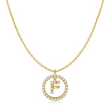 Sparkling Initials Necklace