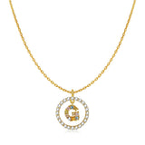 Sparkling Initials Necklace