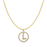 Sparkling Initials Necklace
