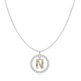 Sparkling Initials Necklace