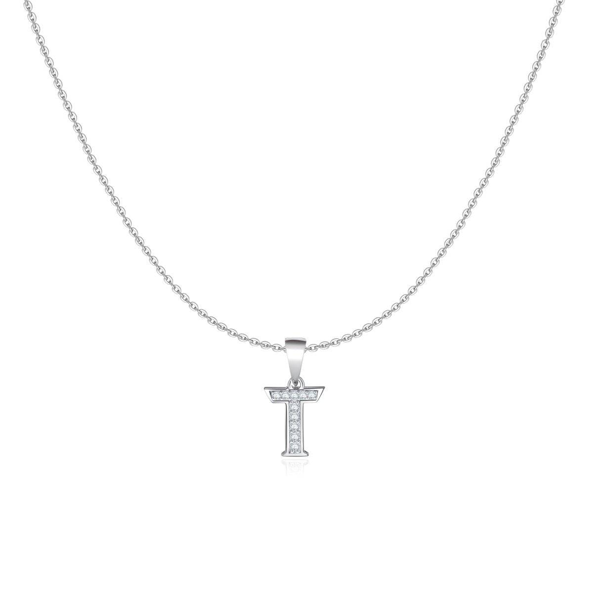 Sparkling Letter Necklace