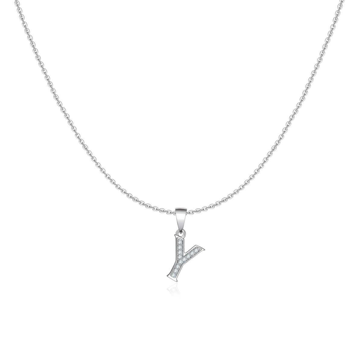 Sparkling Letter Necklace