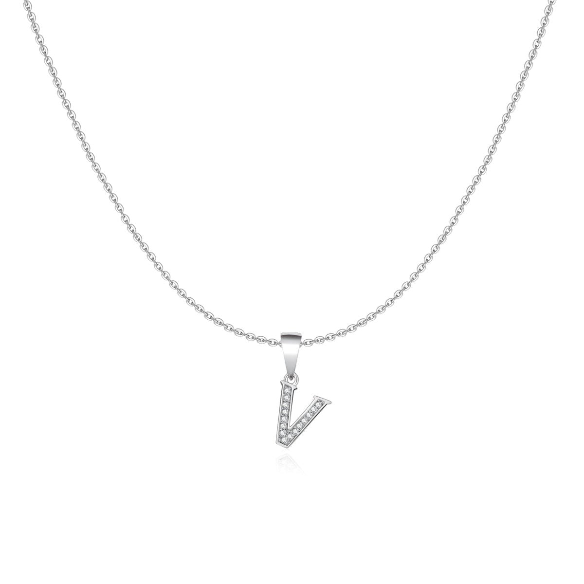 Sparkling Letter Necklace