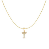 Sparkling Letter Necklace