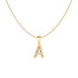 Sparkling Letter Necklace