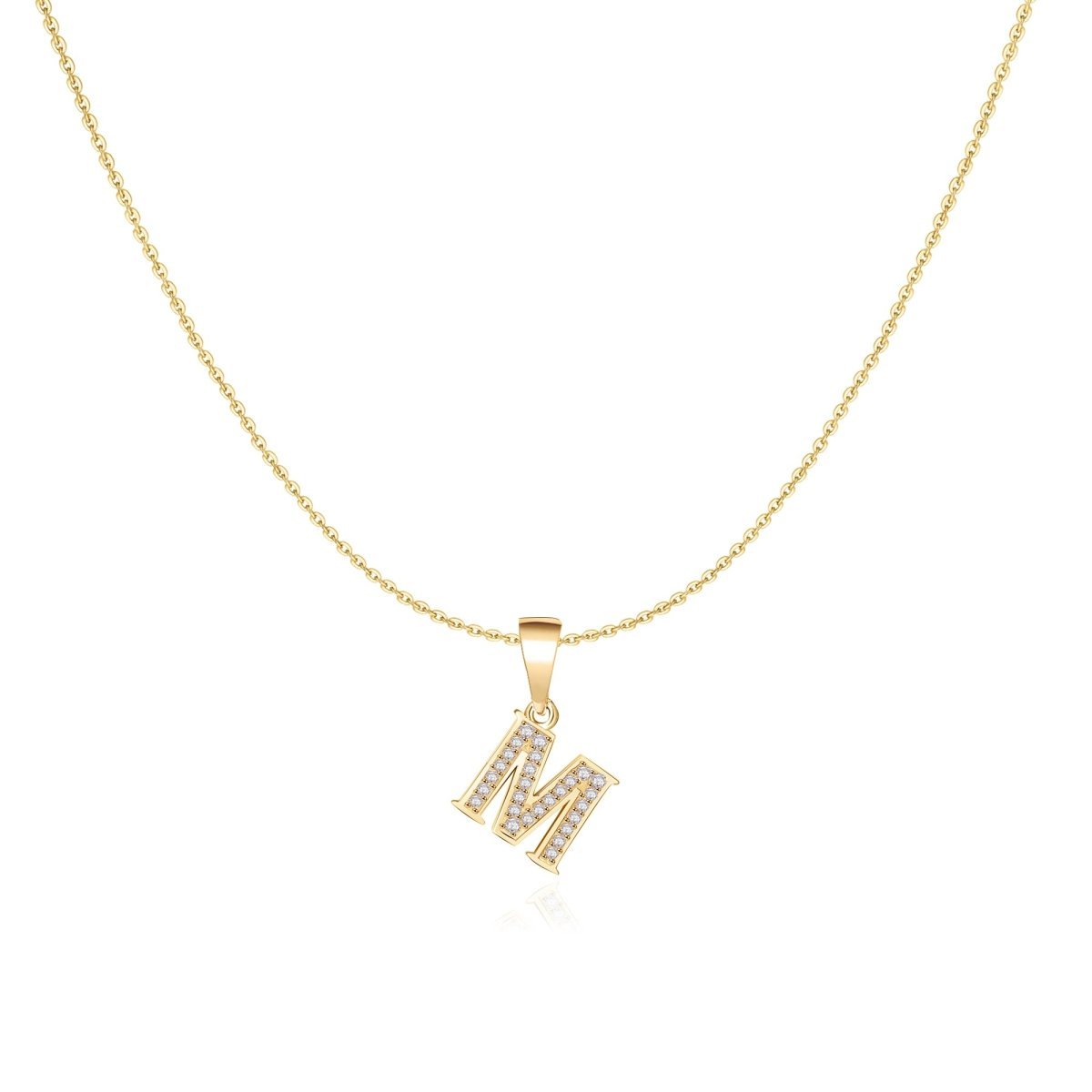 Sparkling Letter Necklace