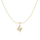 Sparkling Letter Necklace