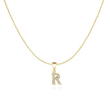 Sparkling Letter Necklace