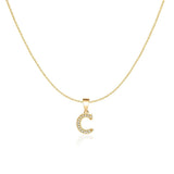 Sparkling Letter Necklace