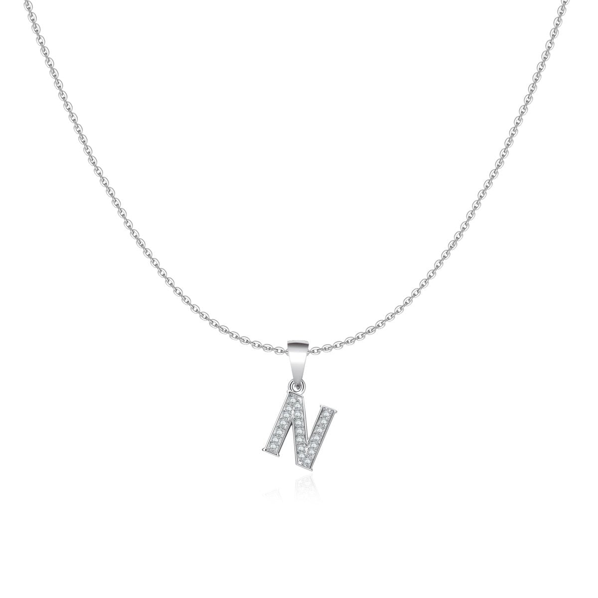 Sparkling Letter Necklace