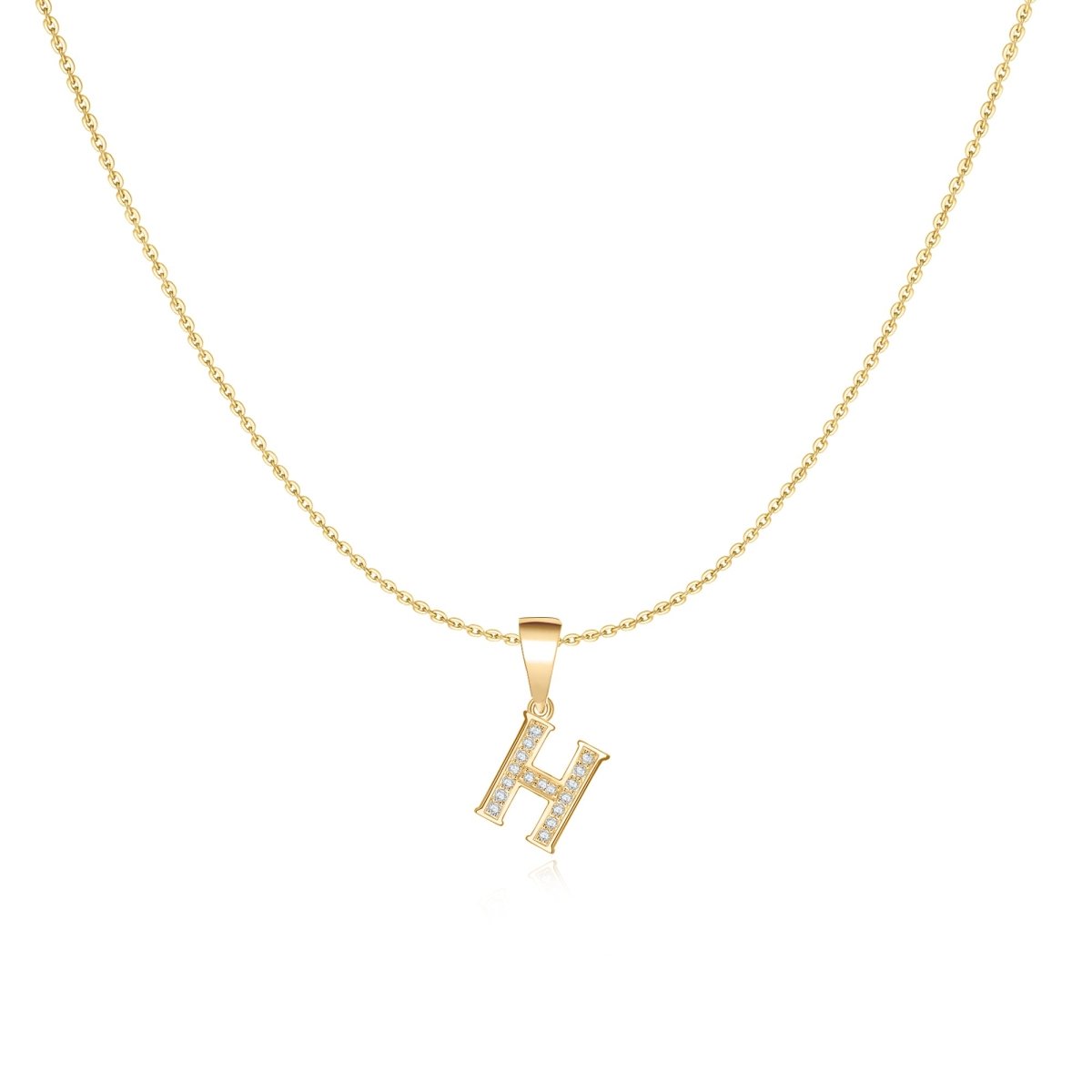 Sparkling Letter Necklace