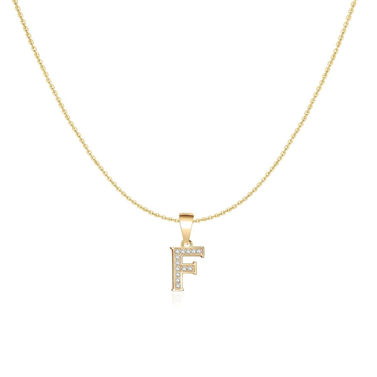 Sparkling Letter Necklace