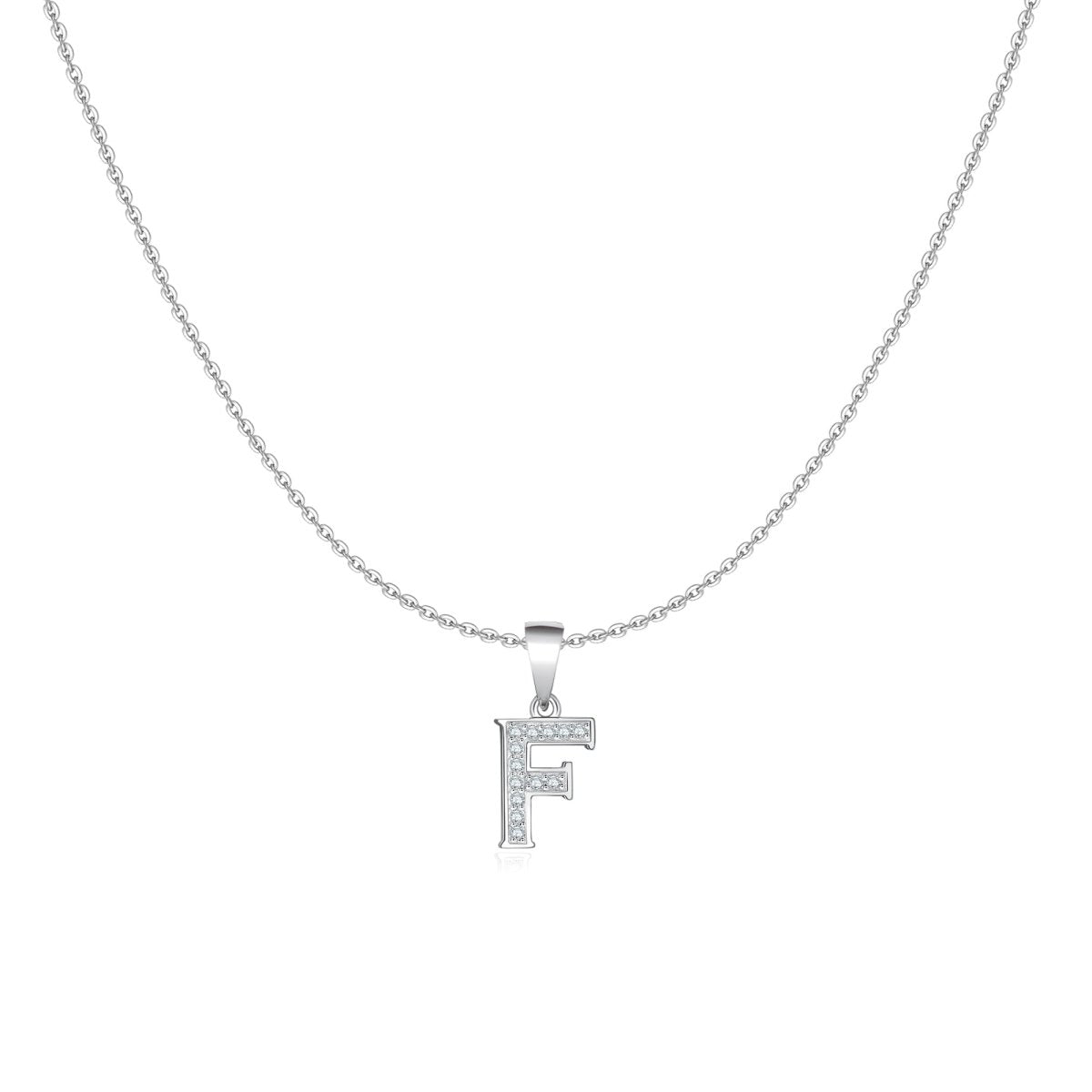 Sparkling Letter Necklace