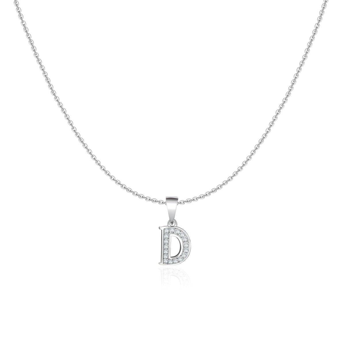 Sparkling Letter Necklace