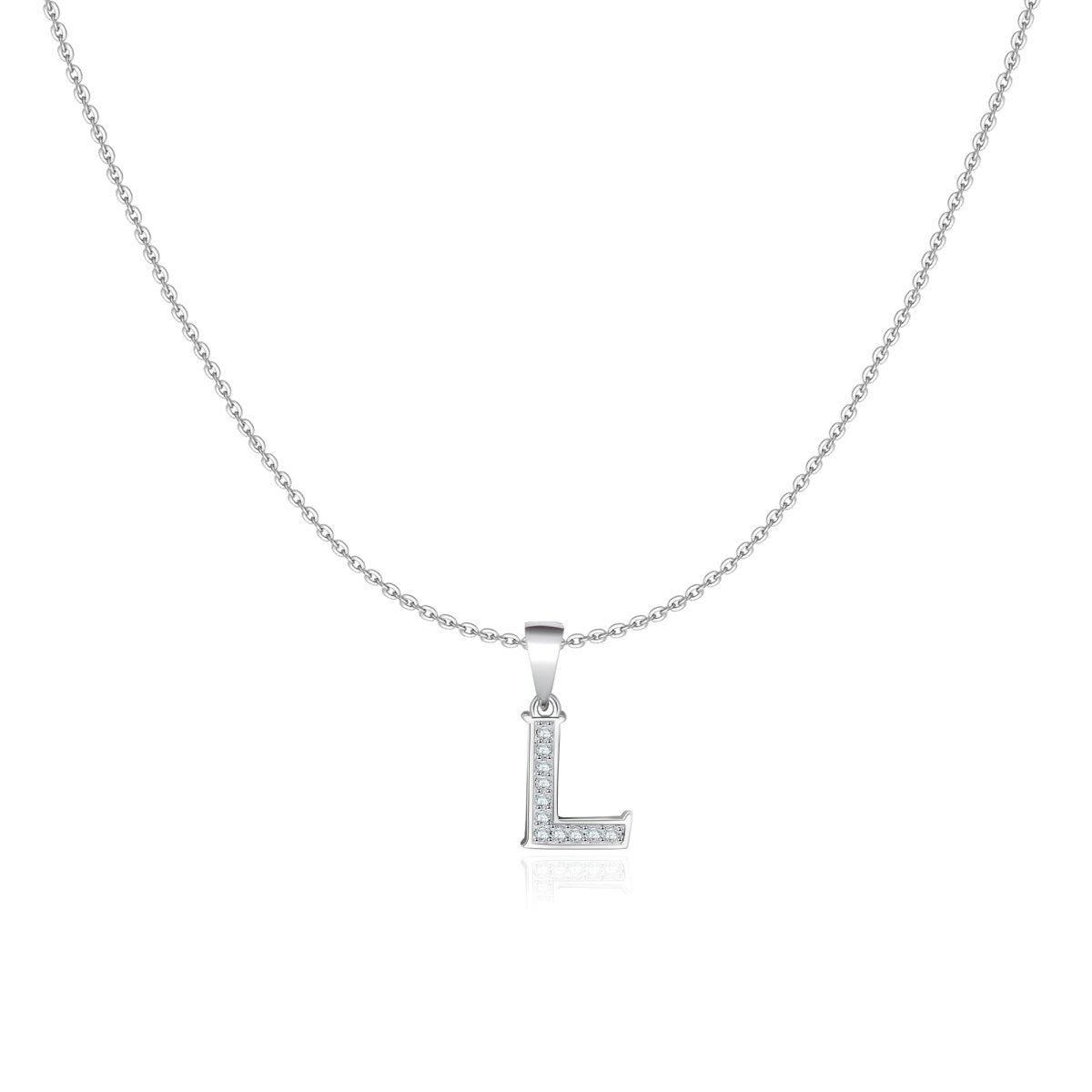 Sparkling Letter Necklace