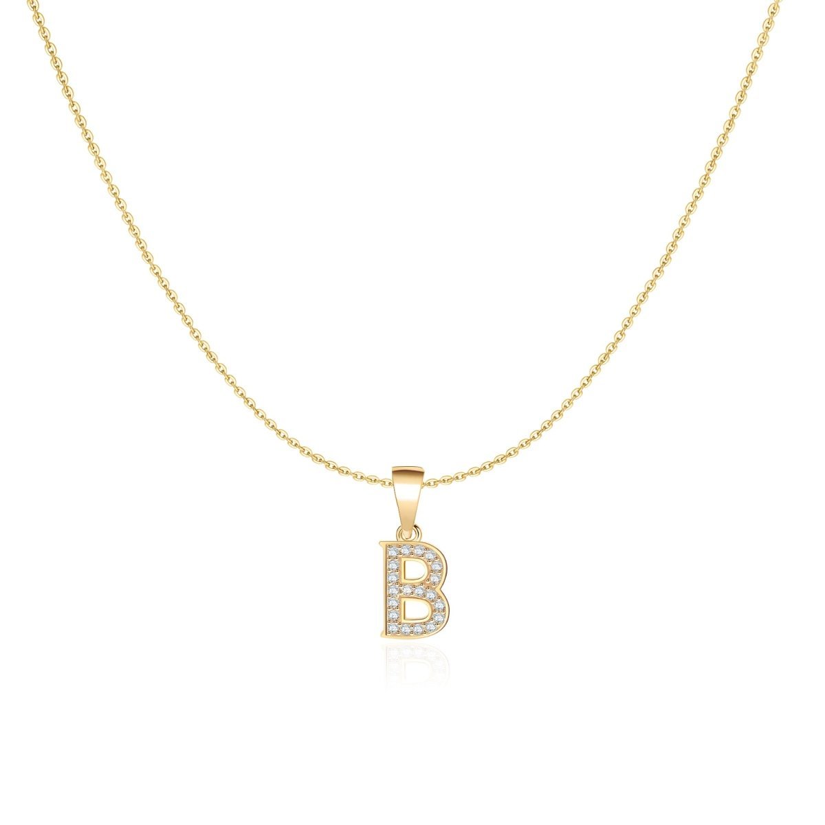 Sparkling Letter Necklace