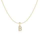 Sparkling Letter Necklace