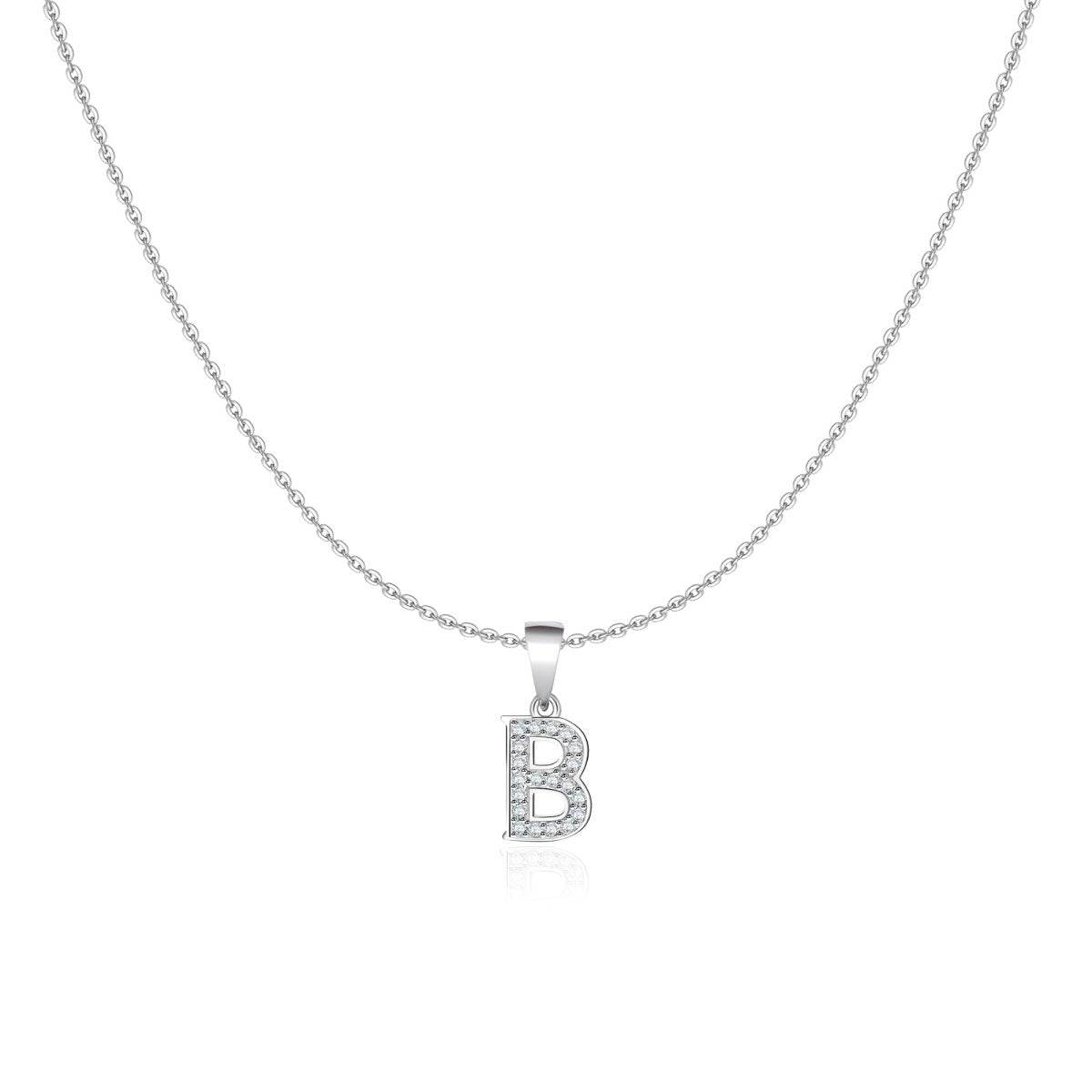 Sparkling Letter Necklace
