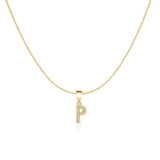 Sparkling Letter Necklace