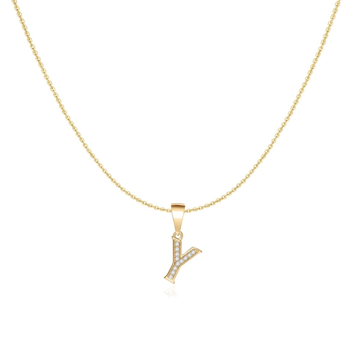 Sparkling Letter Necklace
