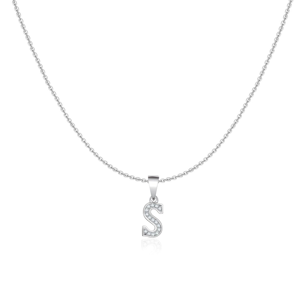 Sparkling Letter Necklace