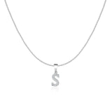 Sparkling Letter Necklace