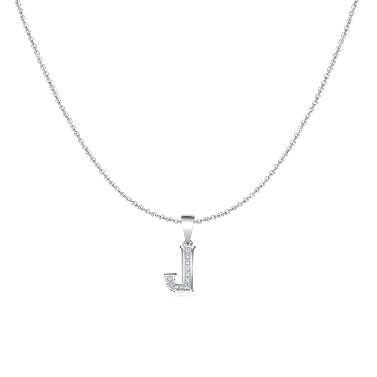 Sparkling Letter Necklace