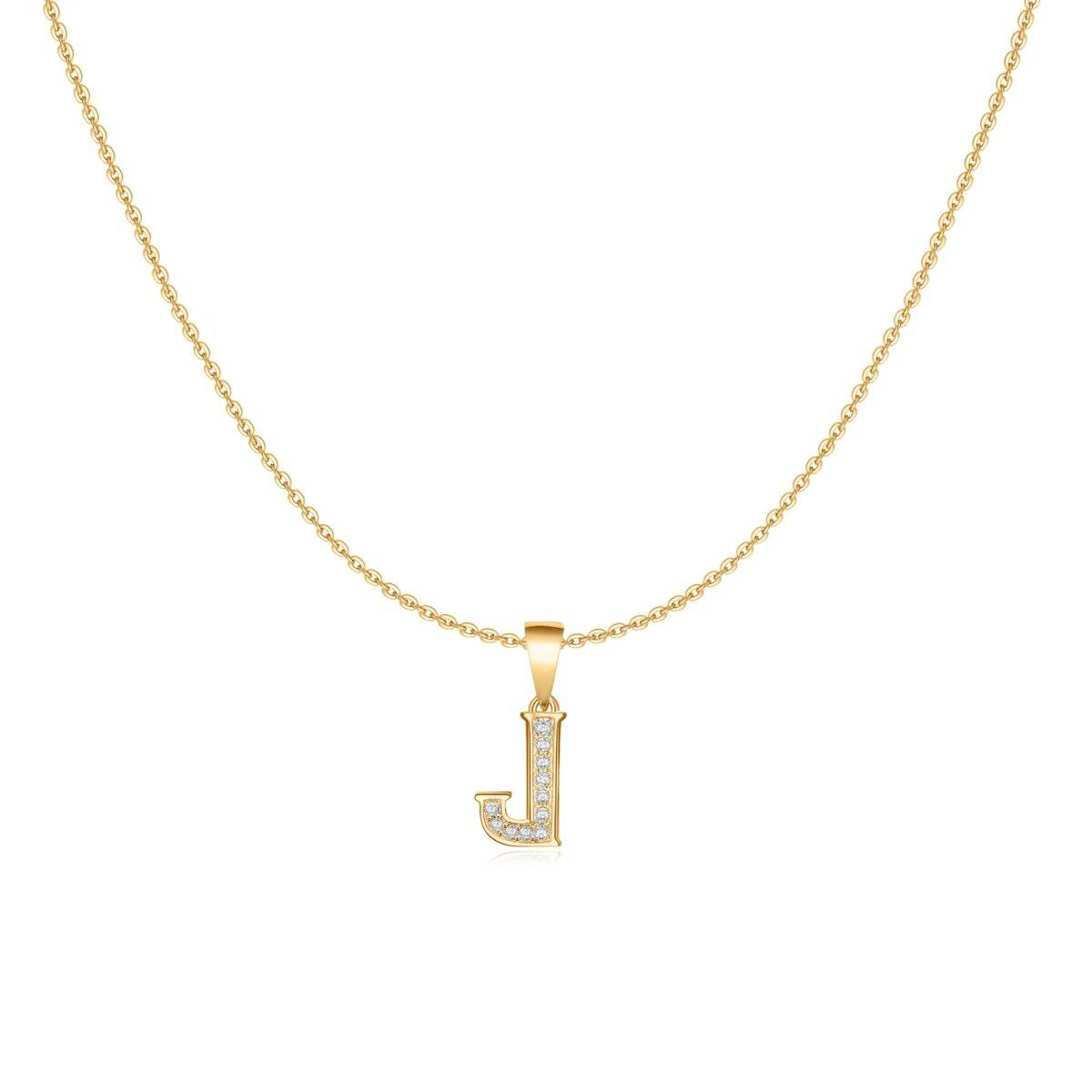 Sparkling Letter Necklace