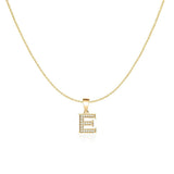 Sparkling Letter Necklace