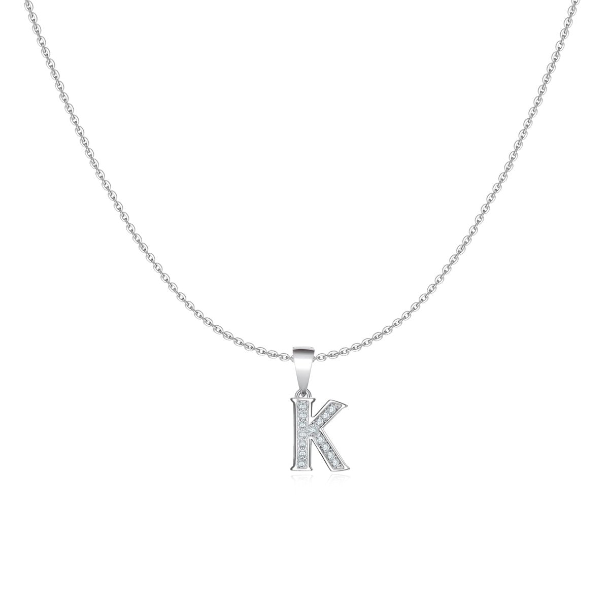 Sparkling Letter Necklace