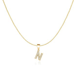 Sparkling Letter Necklace
