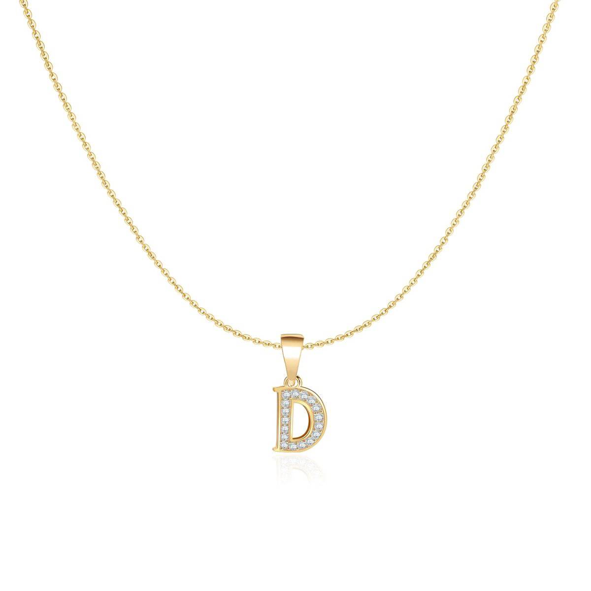 Sparkling Letter Necklace