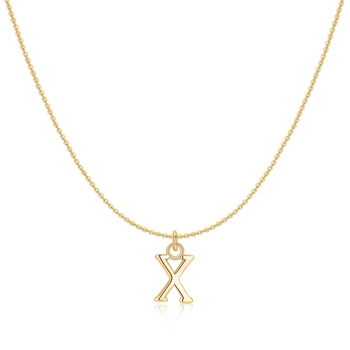 Letter Pendant Necklace