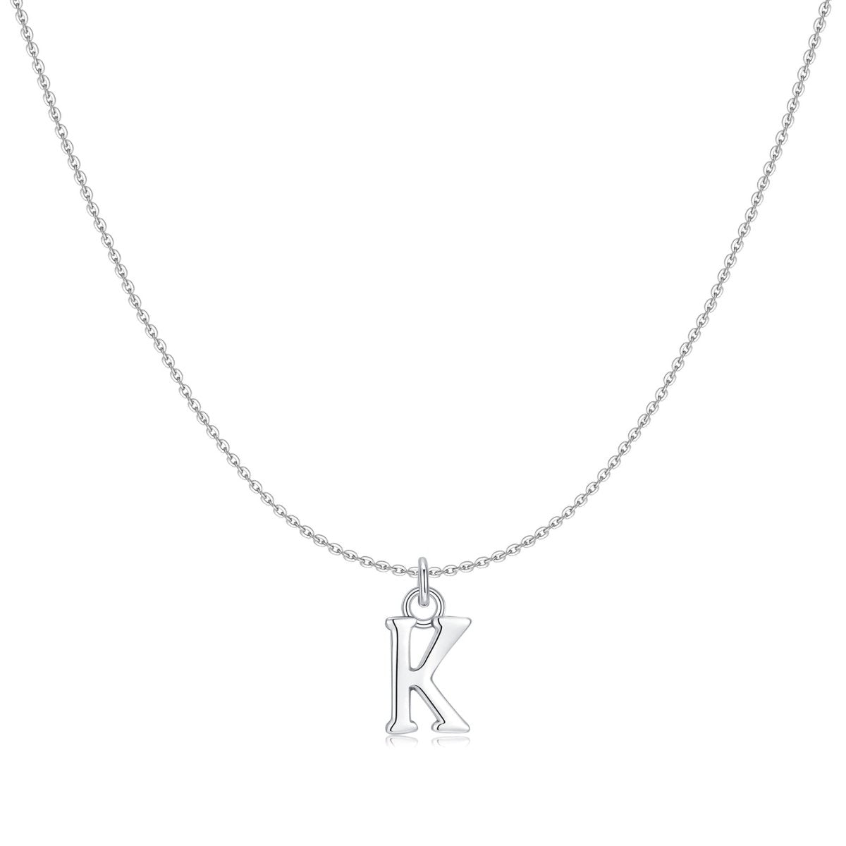 Letter Pendant Necklace