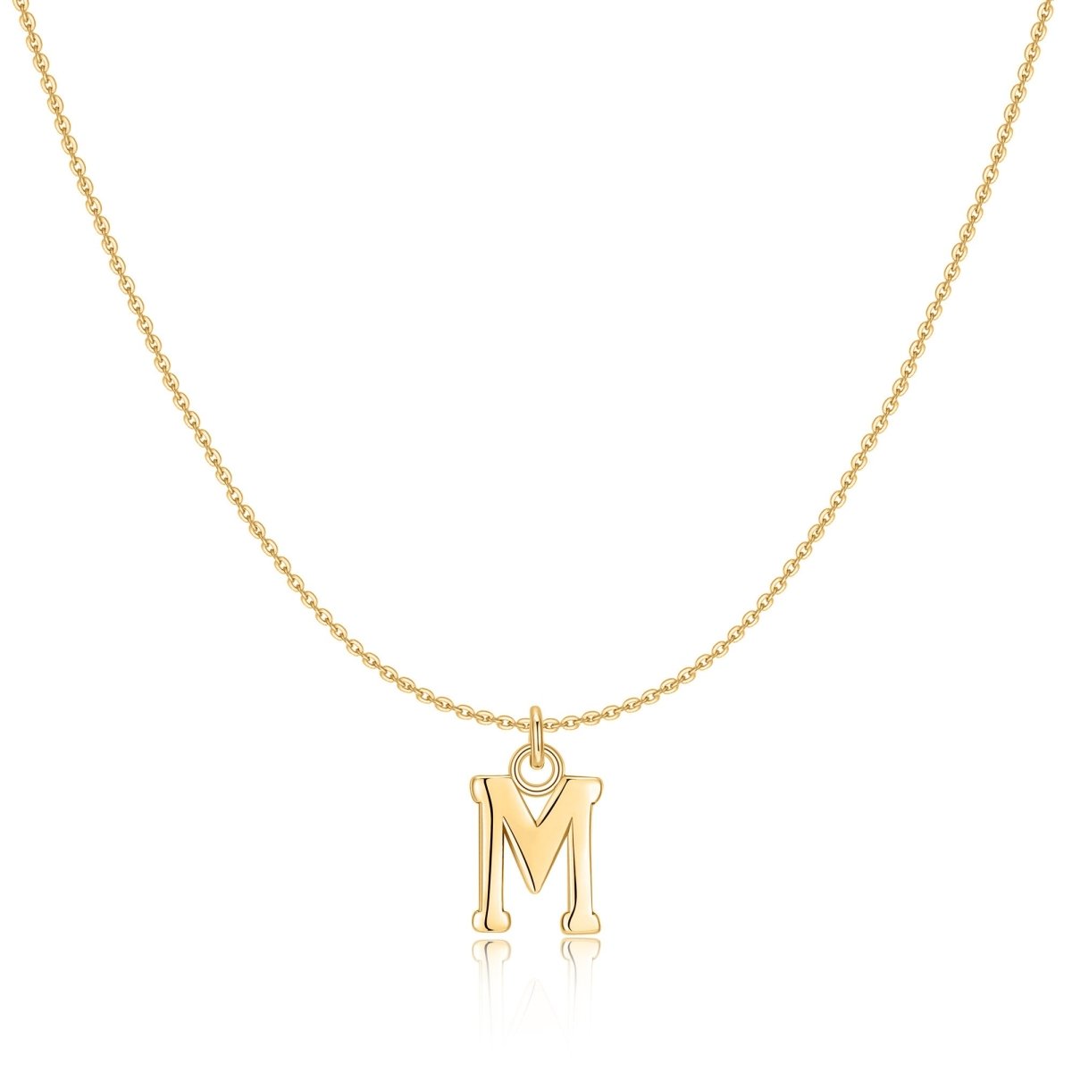 Letter Pendant Necklace