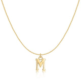 Letter Pendant Necklace