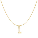 Letter Pendant Necklace