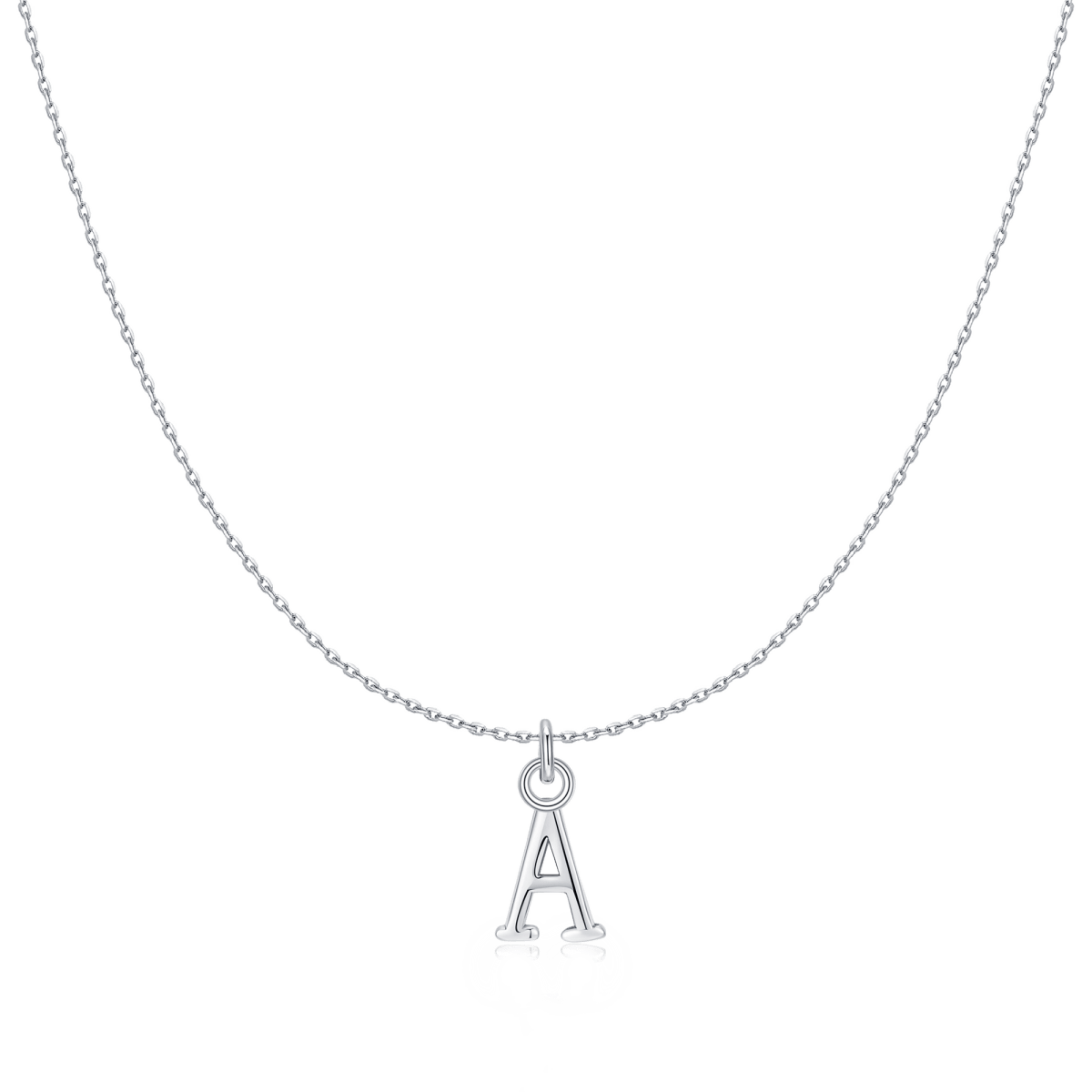 Letter Pendant Necklace