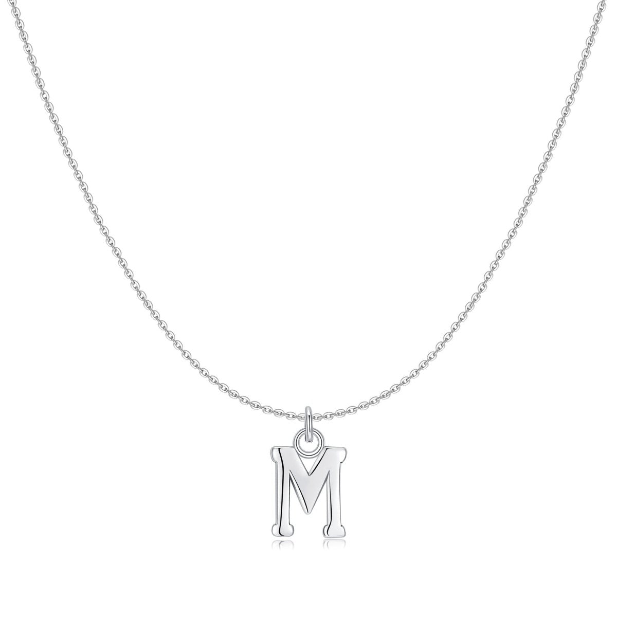 Letter Pendant Necklace